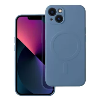 SILICONE MAG COVER Magsafe kompatibilis tok iPhone 13 kék