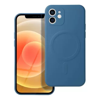 SILICONE MAG COVER Magsafe kompatibilis tok iPhone 12 kék