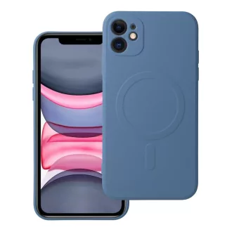 SILICONE MAG COVER Magsafe kompatibilis tok iPhone 11 kék