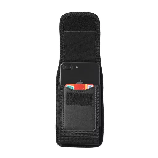 OXFORD univerzális telefontok függőleges 3-as modell iPhone 11 / 11 Pro / 12 / 12 Pro / 13 / 13 Pro / Samsung A10 / A41 / A50 / A51 / Huawei P30 Lite / P40 / P8 / P9 Lite fekete