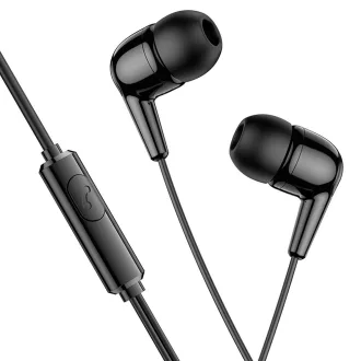 Hoco vezetékes fülhallgató 3,5 mm jack M97 fekete