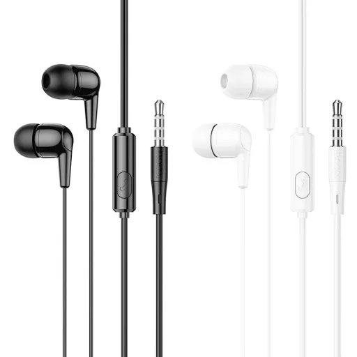 Hoco vezetékes fülhallgató 3,5 mm jack M97 fekete