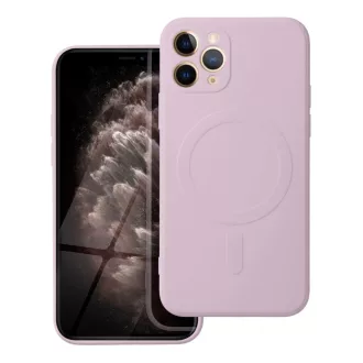   SILICONE MAG COVER Magsafe kompatibilis tok iPhone 11 Pro rózsaszín