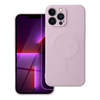   SILICONE MAG COVER Magsafe kompatibilis tok iPhone 13 Pro Max rózsaszín