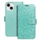 Mezzo Flip tok iPhone 14 mandala zöld