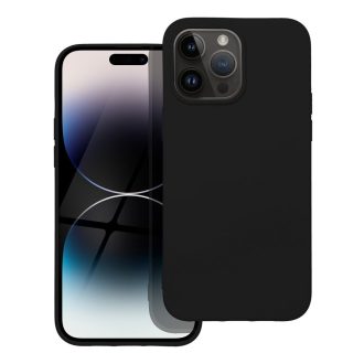 Szilikon tok iPhone 14 Pro Max fekete