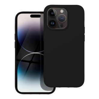 Szilikon tok iPhone 14 Pro fekete