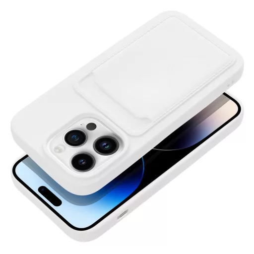 Card Case tok kártyatartóval iPhone 14 PRO  fehér