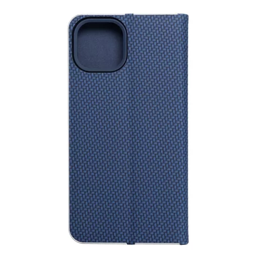 Luna Carbon Flip tok iPhone 14 kék