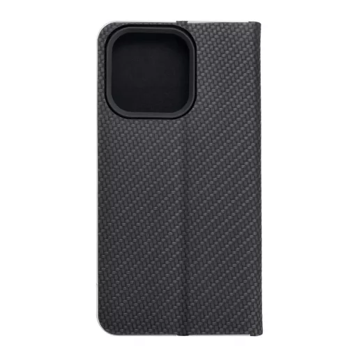 LUNA Carbon Flip tok iPhone 14 Pro fekete