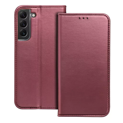 SMART MAGNETO Flip tok SAMSUNG A23 5G bordó