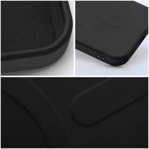 SILICONE MAG COVER Magsafe kompatibilis tok iPhone 7 / 8 / SE 2020 / SE 2022 fekete
