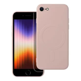   SILICONE MAG COVER Magsafe kompatibilis tok iPhone 7 / 8 / SE 2020 / SE 2022 rózsaszín