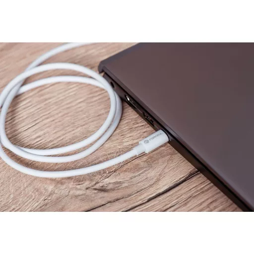 Forcell F-Energy USB-C – USB-C töltőkábel C339 QC4.0 PD 5A 100W 2 m fehér