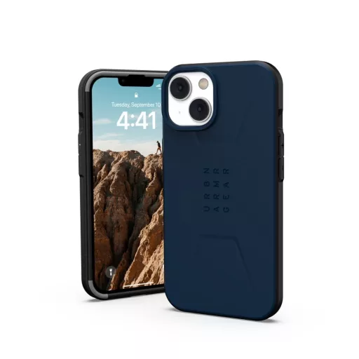 UAG Urban Armor Gear tok CIVILIAN Magsafe kompatibilis for iPhone 14 Plus sötétkék