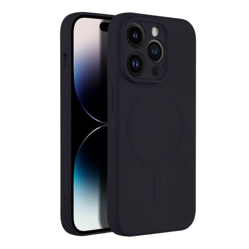 SILICONE MAG COVER Magsafe kompatibilis tok iPhone 14 Pro fekete