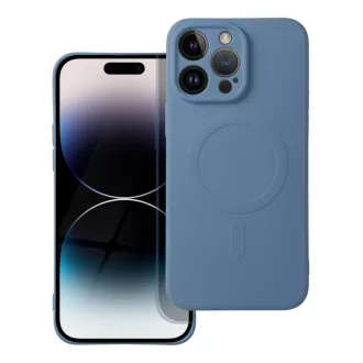   SILICONE MAG COVER Magsafe kompatibilis tok iPhone 14 Pro Max kék