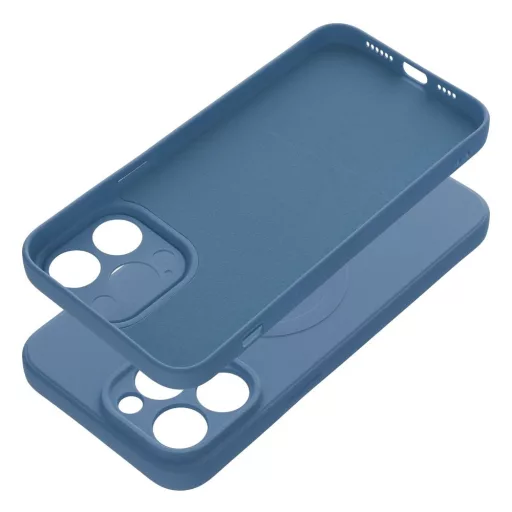 SILICONE MAG COVER Magsafe kompatibilis tok iPhone 14 Pro Max kék