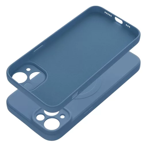 SILICONE MAG COVER Magsafe kompatibilis tok iPhone 14 kék