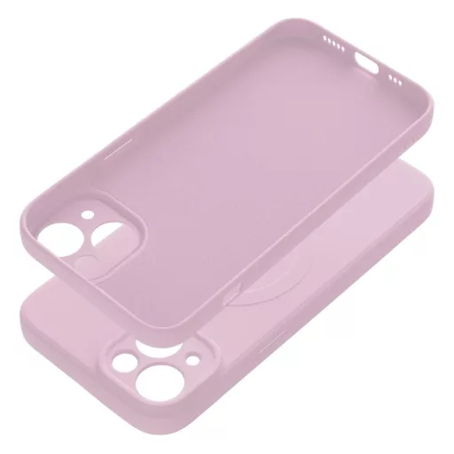 Silicone Mag Cover tok iPhone 14 MagSafe kompatibilis rózsaszín