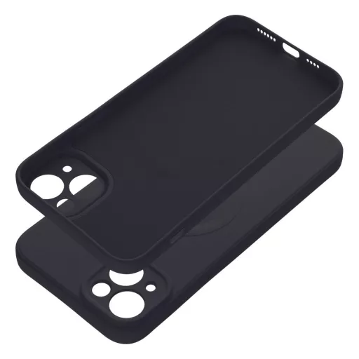 SILICONE MAG COVER Magsafe kompatibilis tok iPhone 14 Plus fekete
