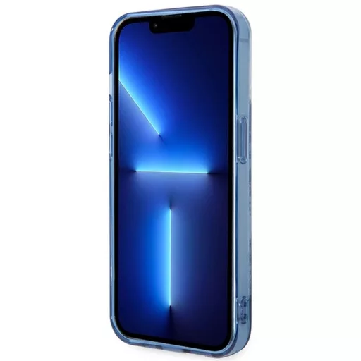 GUESS tok iPhone 14 Pro GUHCP14LHGPLHB (IML Electro Cam TDJ) kék
