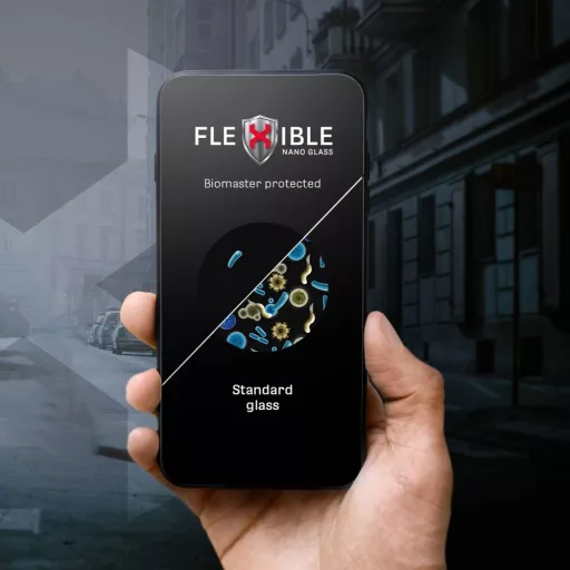 Forcell rugalmas hibrid Üvegfólia Nano Glass iPhone 14 PRO MAX 