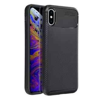 Carbon premium tok iPhone X / XS  fekete