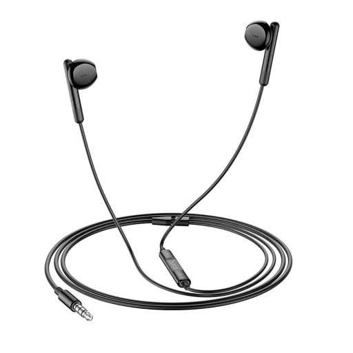 Hoco vezetékes fülhallgató 3,5 mm jack M93 fekete
