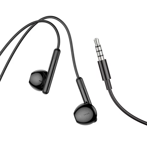 Hoco vezetékes fülhallgató 3,5 mm jack M93 fekete