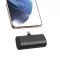 Veger powerbank PlugOn (W0556/V0556) PD QC3.0 3A 20W 5000 mAh beépített USB-C csatlakozóval fekete