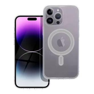   Clear Mag Cover tok iPhone 14 PRO MAX  (STR / kameravédős) Magsafe kompatibilis átlátszó