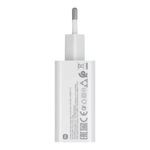 Xiaomi eredeti hálózati töltő USB-A QC3.0 3A 67W MDY-12-EH fehér bulk