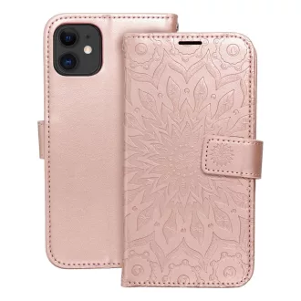 Mezzo Flip tok iPhone 11 mandala rozéarany