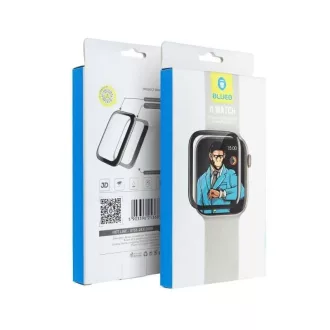   5D Mr. Monkey Üvegfólia -  Apple Watch 7 / 8 / 9 45MM fekete (Anti-Static Strong HD)
