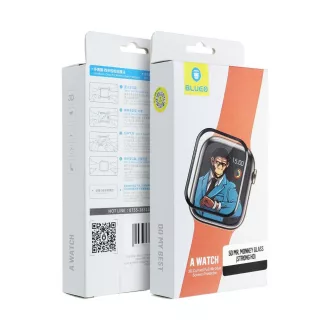   5D Mr. Monkey Üvegfólia -  Apple Watch SE / SE 2 / SE 3 40MM fekete (Anti-Static Strong HD)