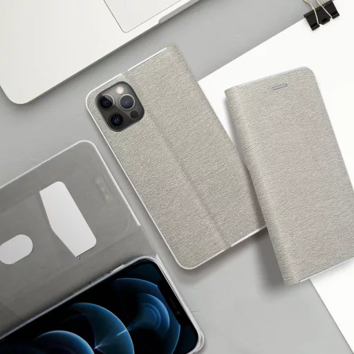LUNA Gold Flip tok Samsung A54 5G ezüst
