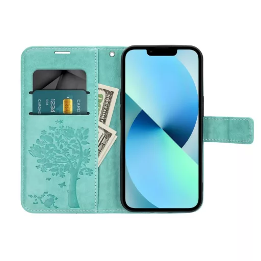 Mezzo Flip tok SAMSUNG A14 4G / A14 5G tree zöld