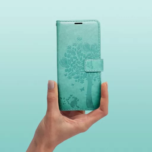 Mezzo Flip tok SAMSUNG A14 4G / A14 5G tree zöld