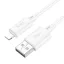 Hoco X88 USB-A – Lightning kábel 1 m 2,4A fehér