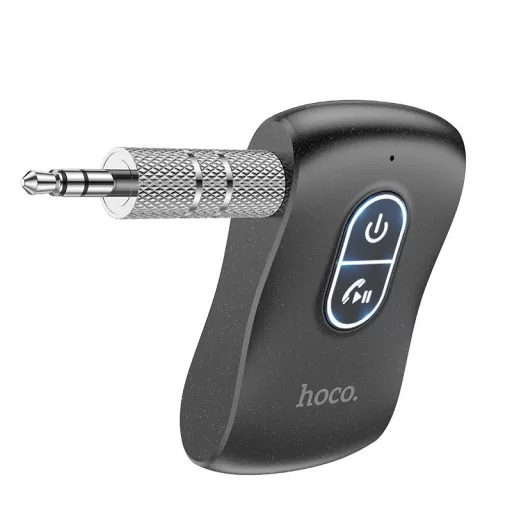 Hoco Bluetooth autós transmitter 3,5 mm jack E73 PRO fekete