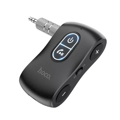 Hoco Bluetooth autós transmitter 3,5 mm jack E73 PRO fekete