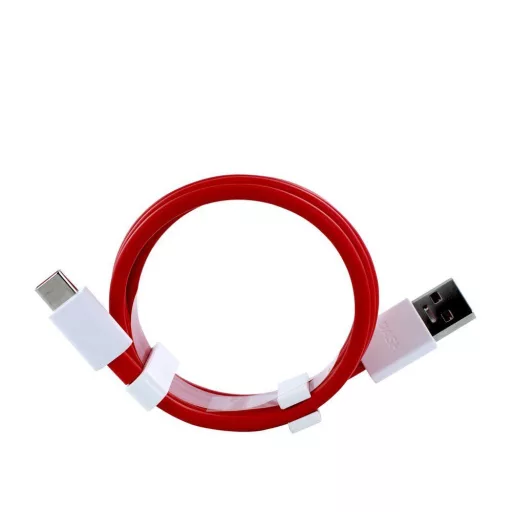 ONEPLUS eredeti USB-A – USB-C töltőkábel 4A D301 1 m piros