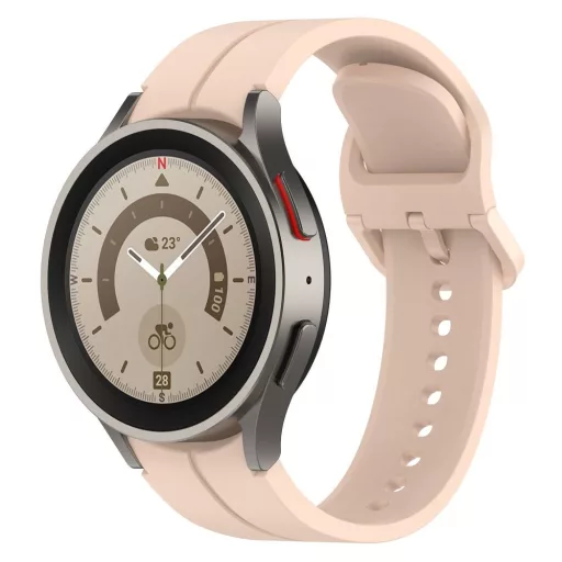 Szilikon szíj SAMSUNG Watch 4 / 5 rózsaszín