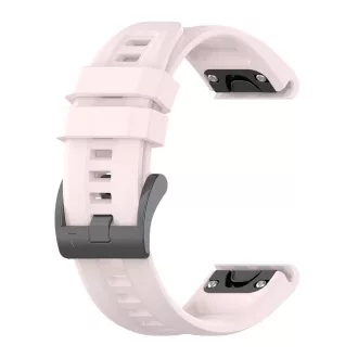   Szilikon szíj GARMIN FENIX 3 / 3HR / 5X / 6X / 6X Pro / 7X / 7X Pro rózsaszín