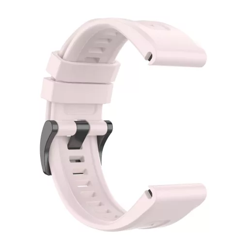 Szilikon szíj GARMIN FENIX 3 / 3HR / 5X / 6X / 6X Pro / 7X / 7X Pro rózsaszín