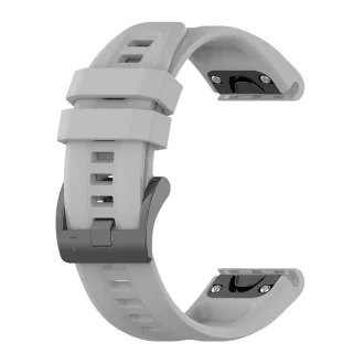   Szilikon szíj GARMIN FENIX 3 / 3HR / 5X / 6X / 6X Pro / 7X / 7X Pro szürke