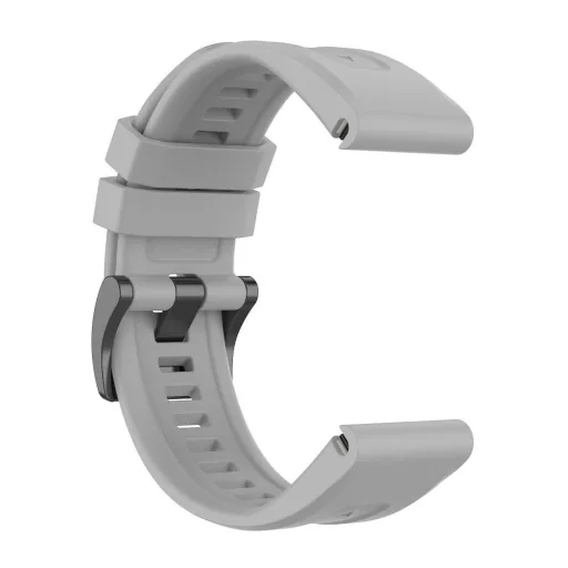 Szilikon szíj GARMIN FENIX 3 / 3HR / 5X / 6X / 6X Pro / 7X / 7X Pro szürke