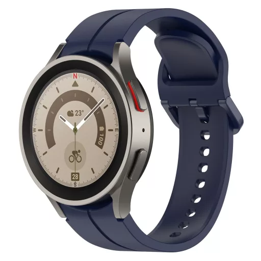 Szilikon szíj GARMIN FENIX 3 / 3HR / 5X / 6X / 6X Pro / 7X / 7X Pro sötétkék