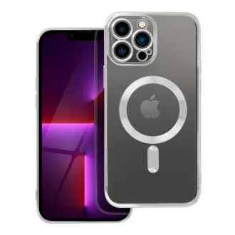   Electro Mag Cover tok iPhone 13 PRO MAX  Magsafe kompatibilis ezüst